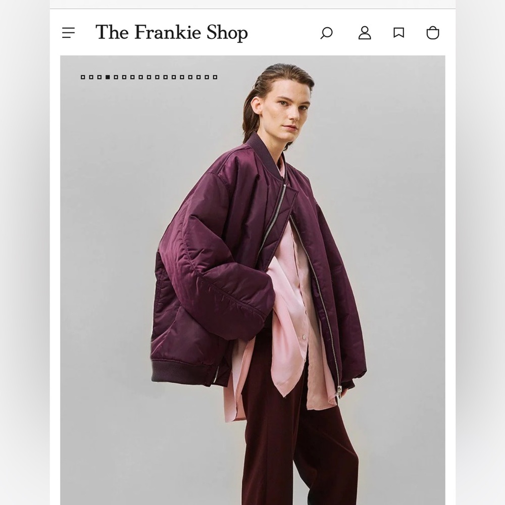 The Frankie Shop Astra Bomber Jacket